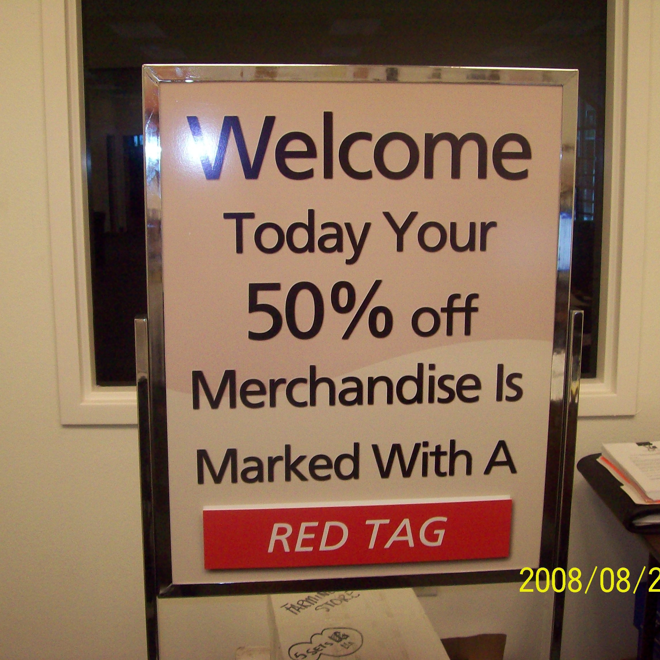 Red Tag Goodwill The Sign Store NM