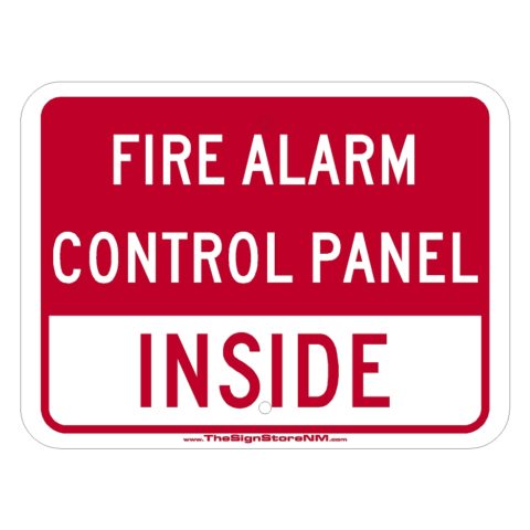 Fire Alarm Control Panel - FACP Inside - Sign - The Sign Store NM