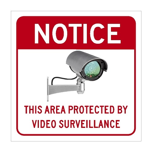 Notice Decal Video Surveillance The Sign Store NM