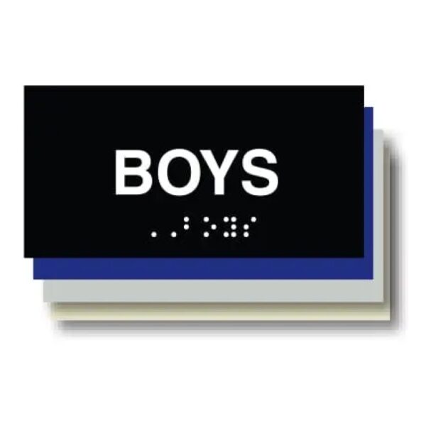 ADA Boy's Restroom 3x6 Braille The Sign Store NM