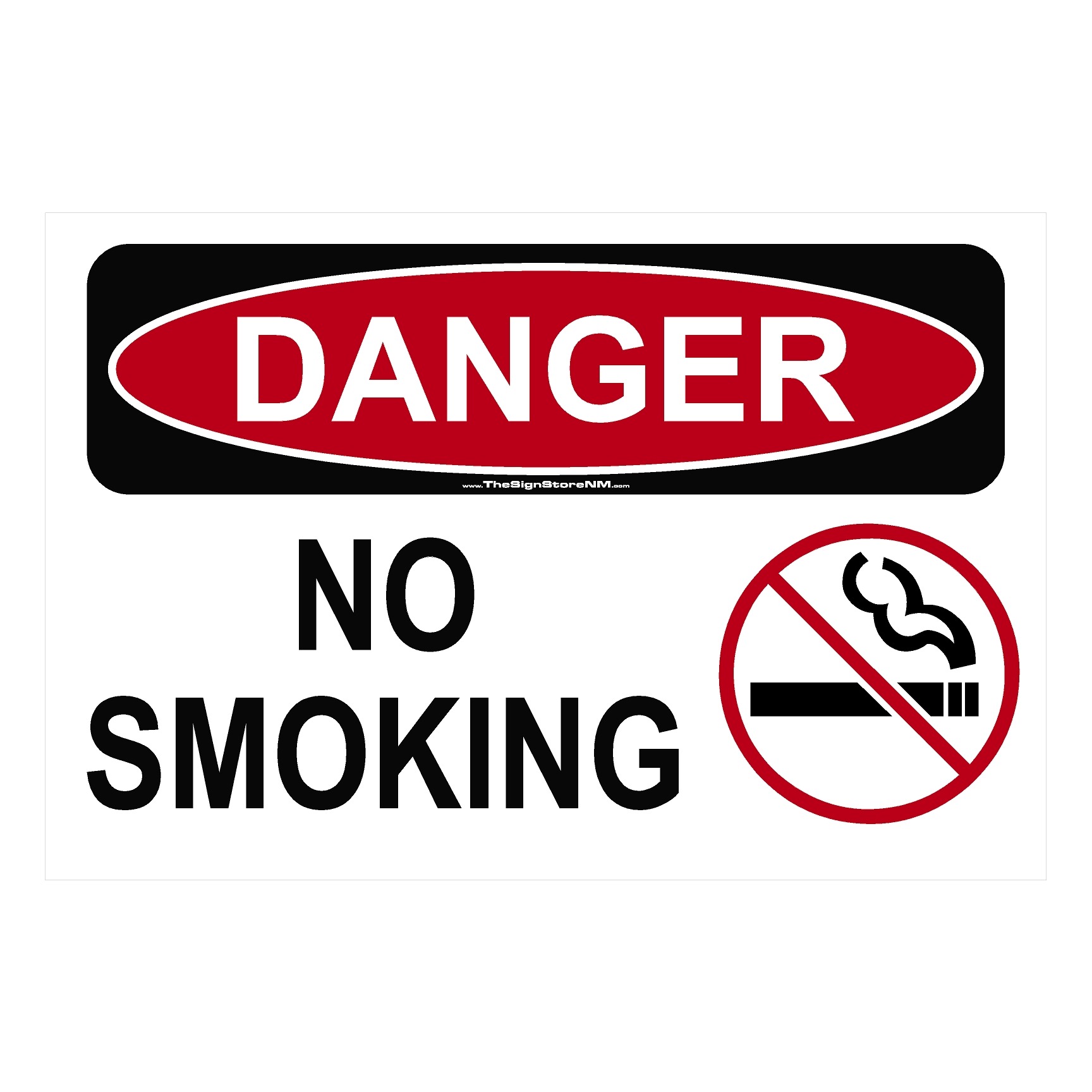 Danger No Smoking Sign The Sign Store NM