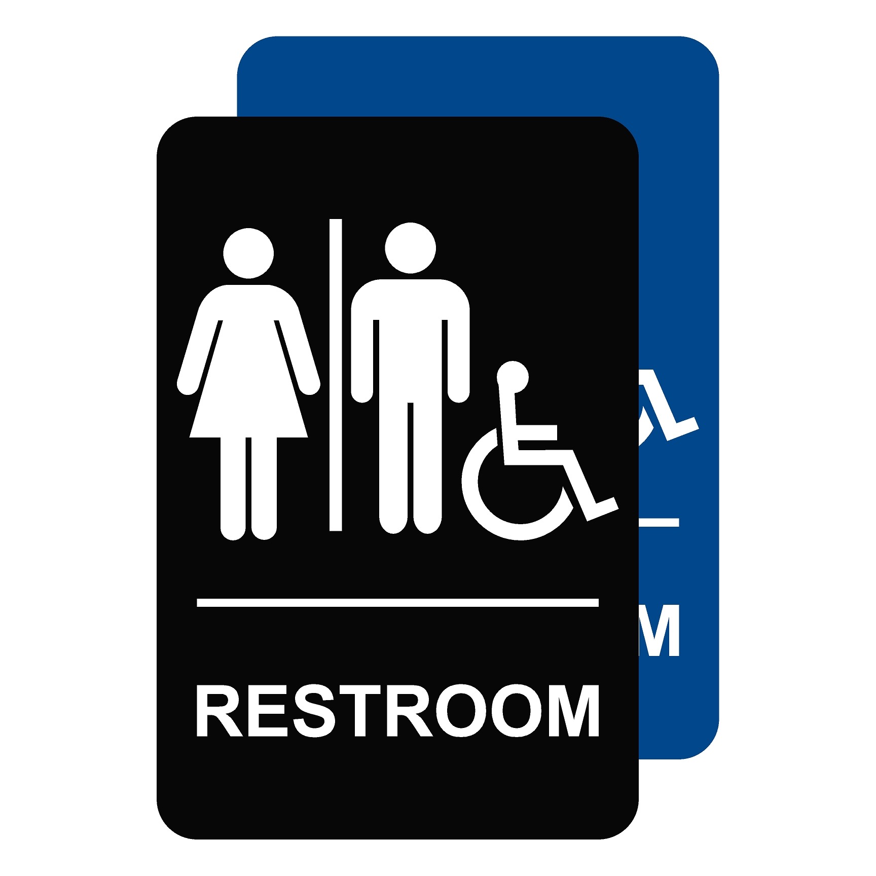 Women | Men | WC Restroom - Sign - The Sign Store NM